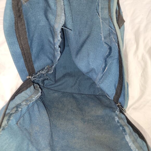 Vintage Caribou Mountaineering Blue Hiking Backpack Camping Trails Outdoors - Picture 7 of 11